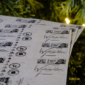 Aufkleber "An Weihnachten öffnen und freuen"